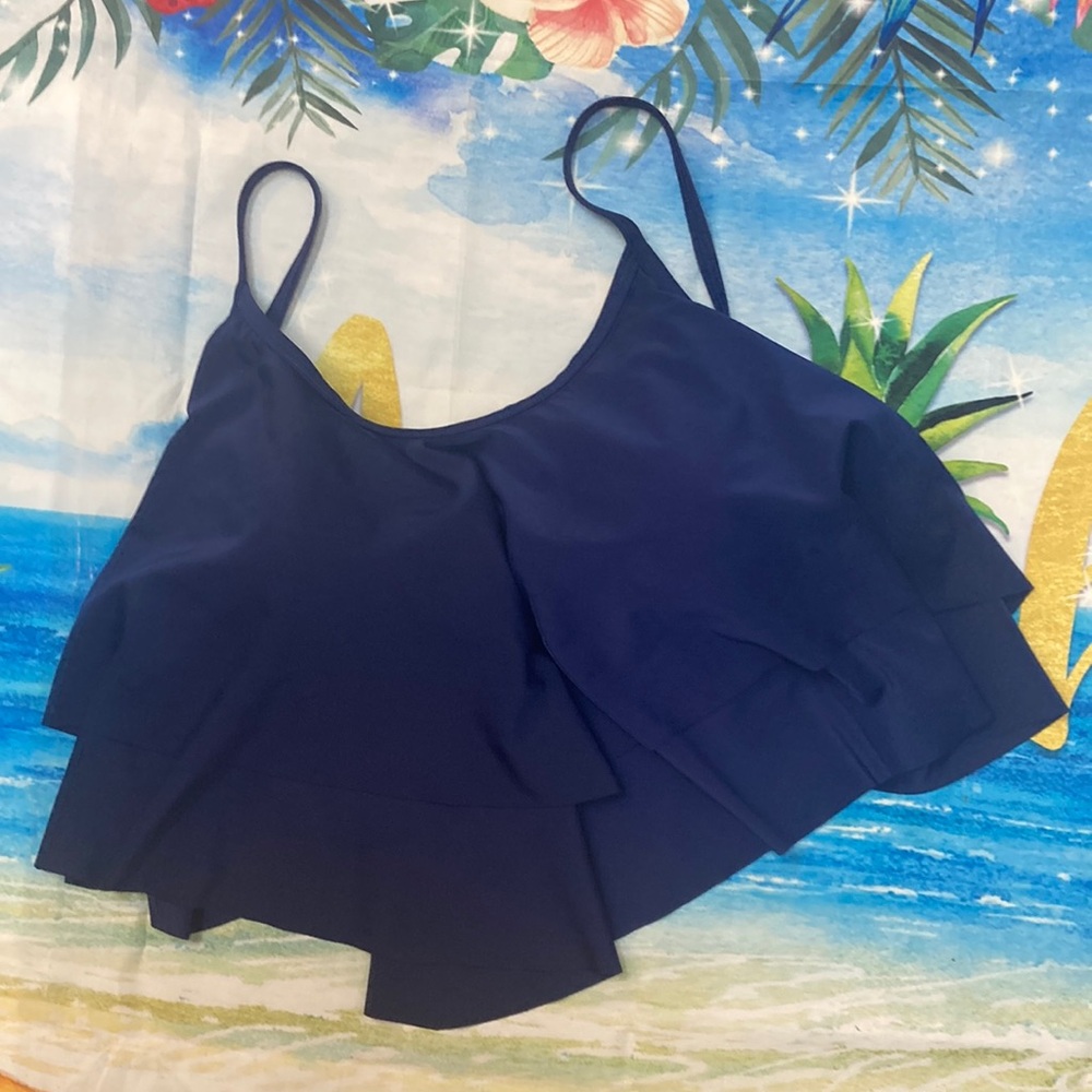 Shein Navy Blue Bikini Top. Size 3XL